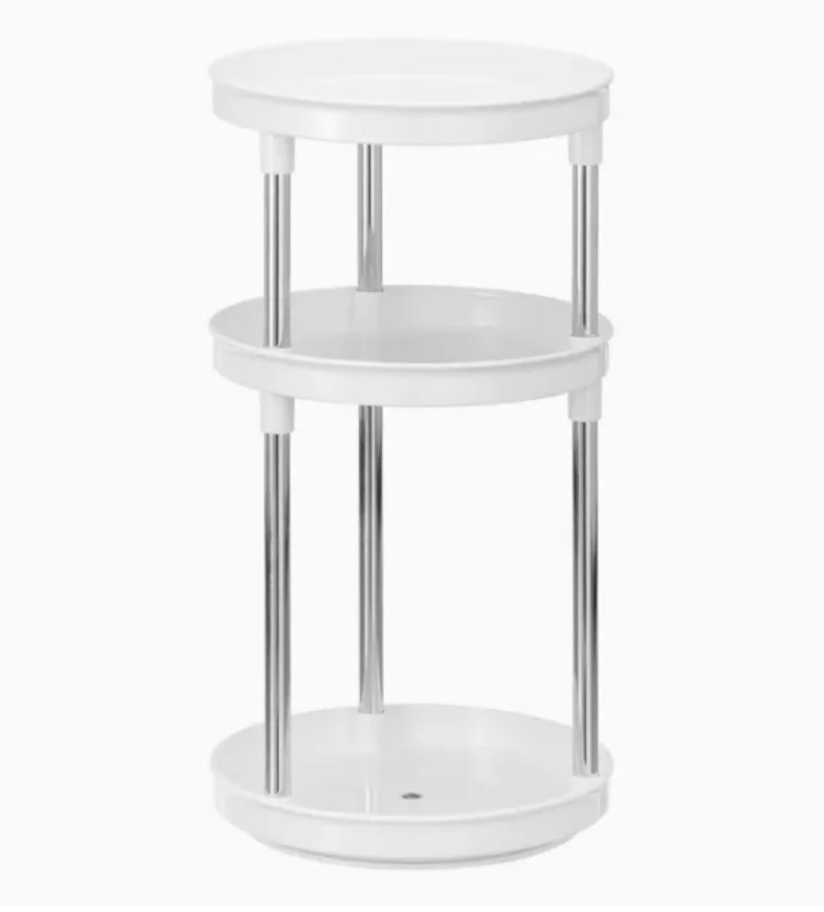Make Up Organiser 360 Rotation with 3 Tiers Vanity Tray for - Bathroom - Bedroom